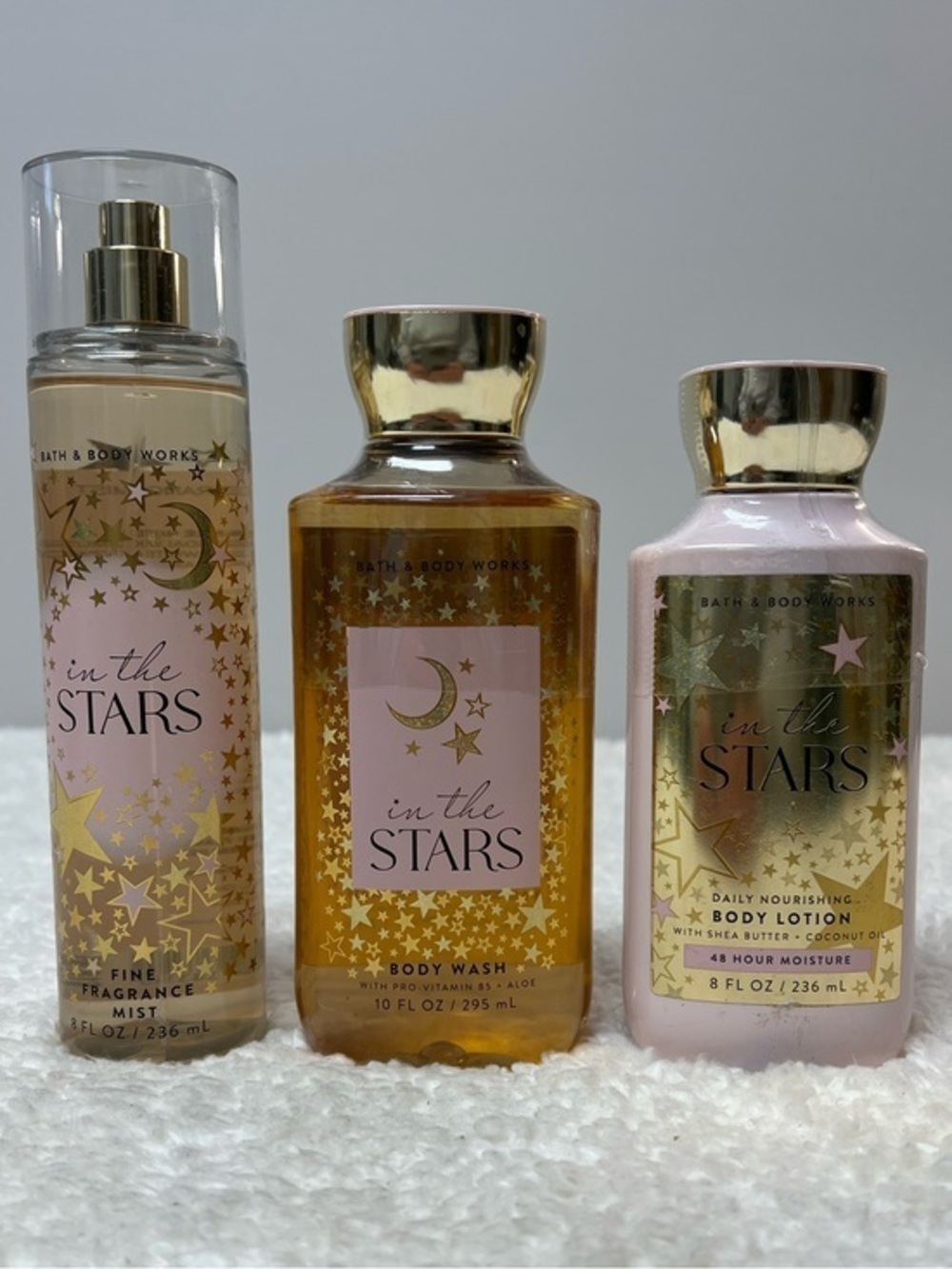 Bath & Body Works "In the Stars" Body Wash, Lotion & Fine Fragrance Mist Set